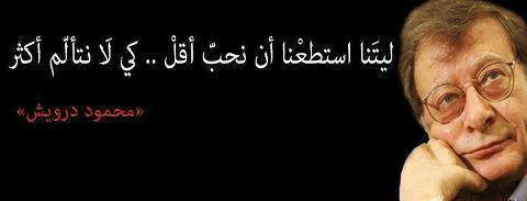 حكم واقوال / ليتنا أستطعنا ان نحب أقل