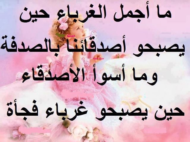 حكم واقوال / ما أجمل الغرباء حينما يصبحون اصدقائنا بالصدفة