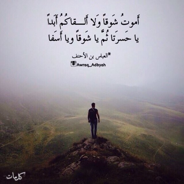 أموت شوقا