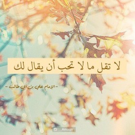 لا تقل مالا تحب أن يقال لك